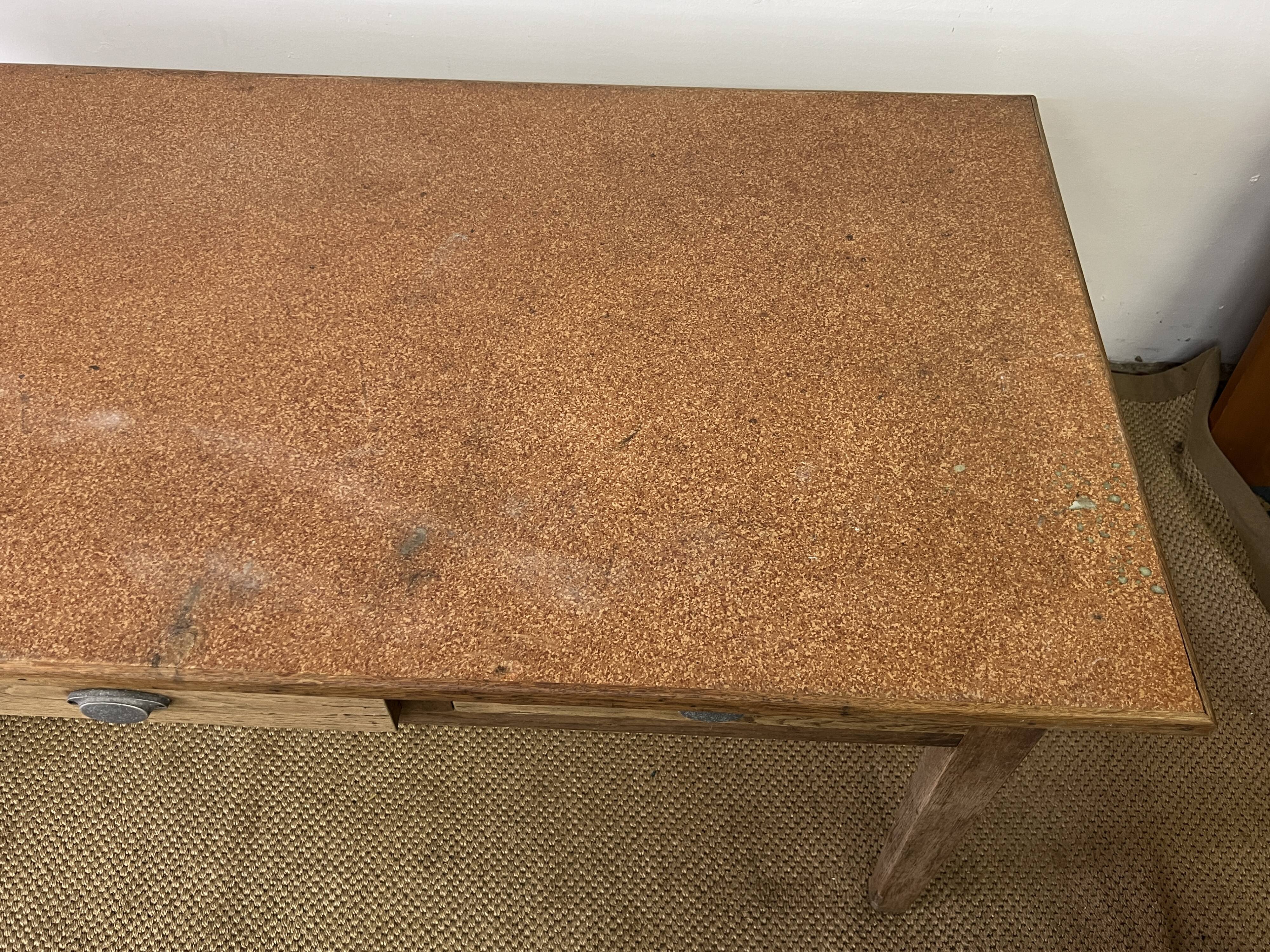 Vintage farm table 3 drawers