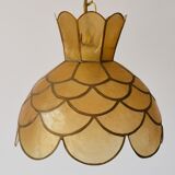 Mother-of-pearl and brass suspension