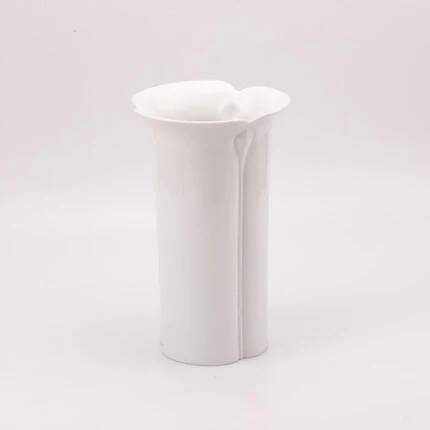 Arzberg Corso Cnospa vase in white porcelain - H 29 cm