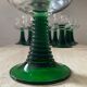 Series of 10 vintage stemmed glasses from the 70s