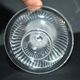 Lalique Baptiste bottle in frosted crystal signed "Lalique R France" 1979