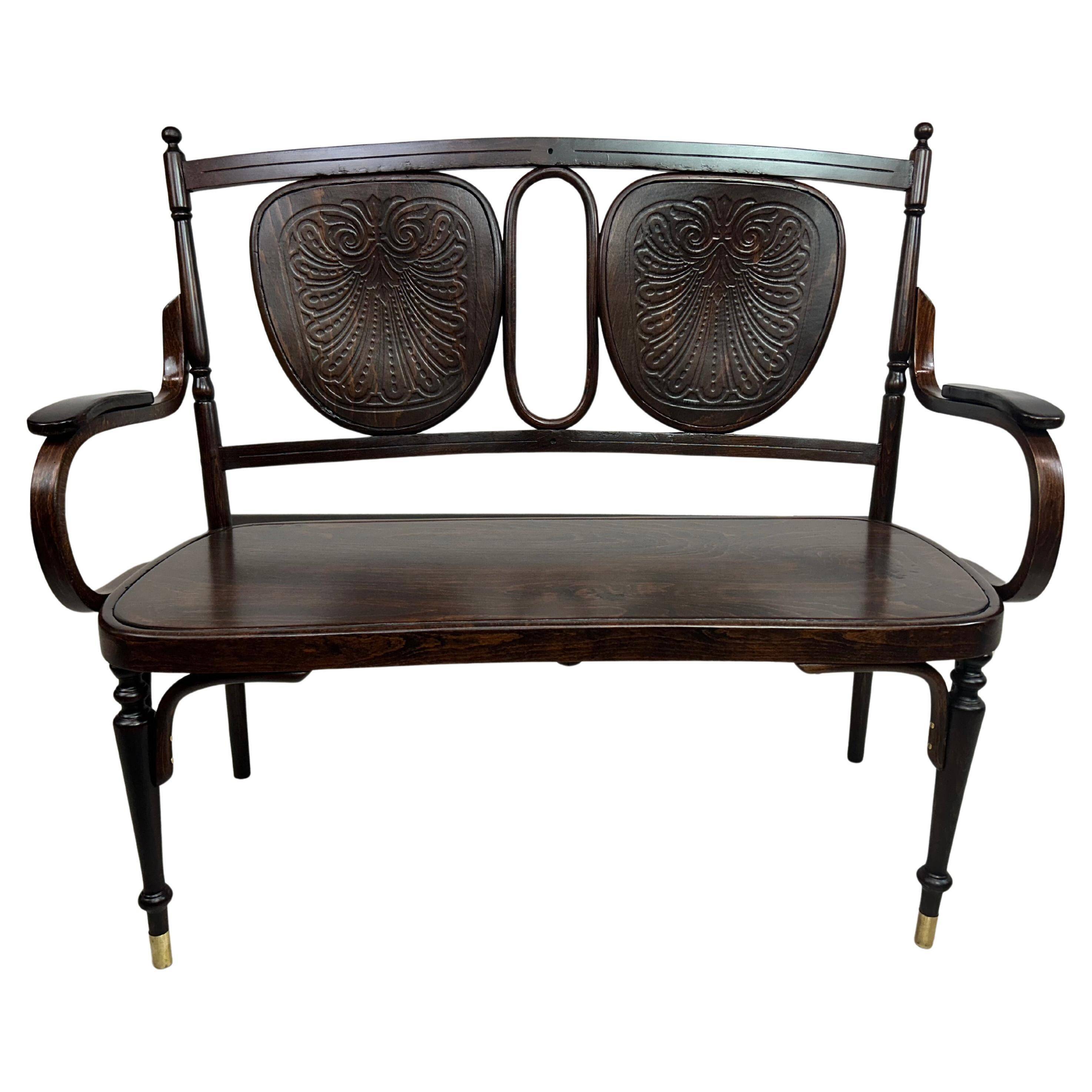 Banc cintré Sécession par Thonet Mundus