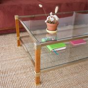 1970s double-top coffee table