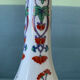 Vintage Japanese Arita porcelain vase – floral decoration H25cm