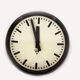Railway clock from Pragotron, 1950