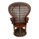 Fauteuil Emmanuelle rotin Kok Maison 1970