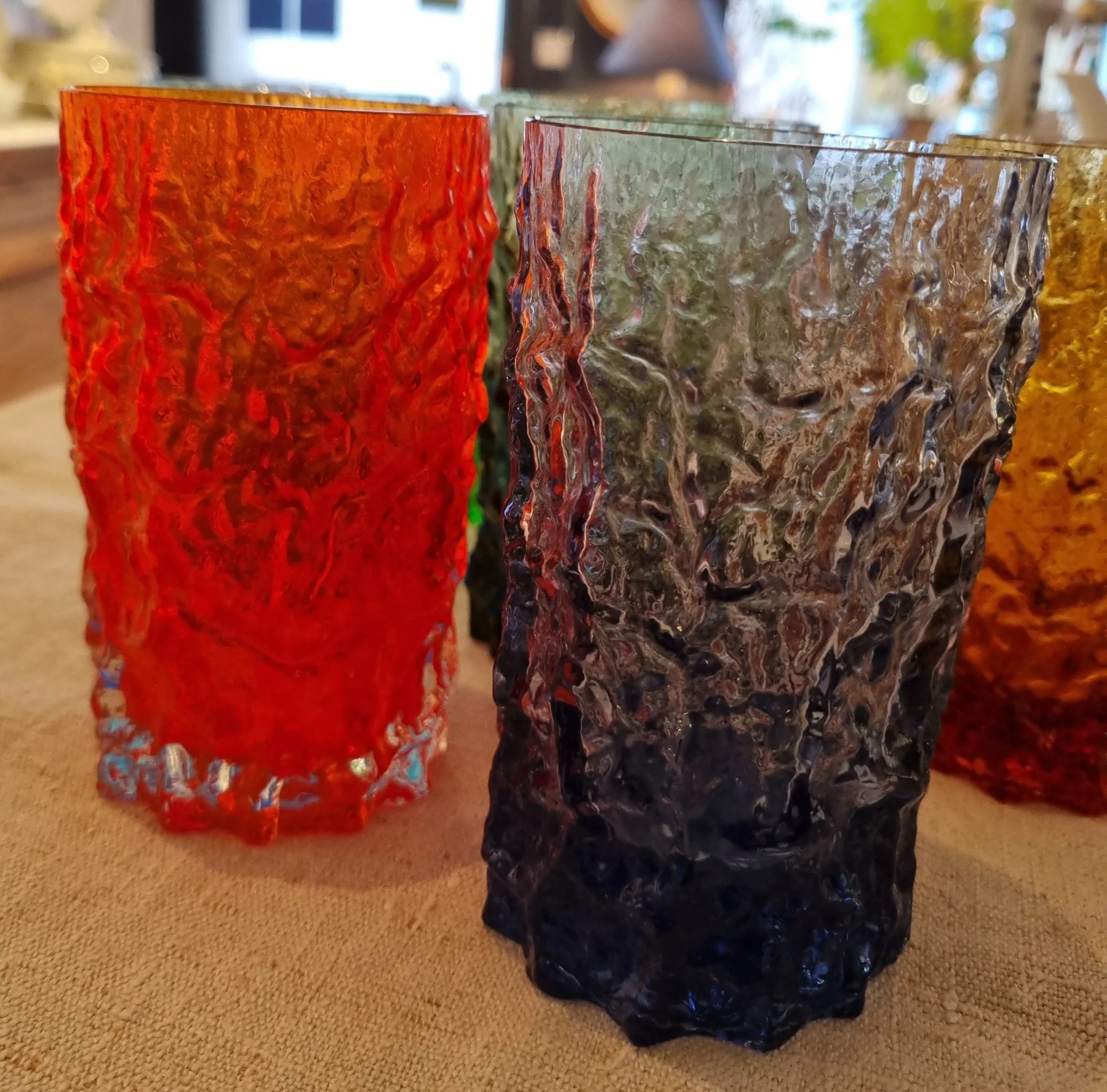 Set of 6 Geoffrey Baxter glasses