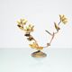 Vintage Brass Flower Floor Lamp - Hollywood Regency Style 1960s/1970s