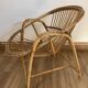 Rattan shell chair