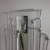 Aluminum coat rack from the 1950s