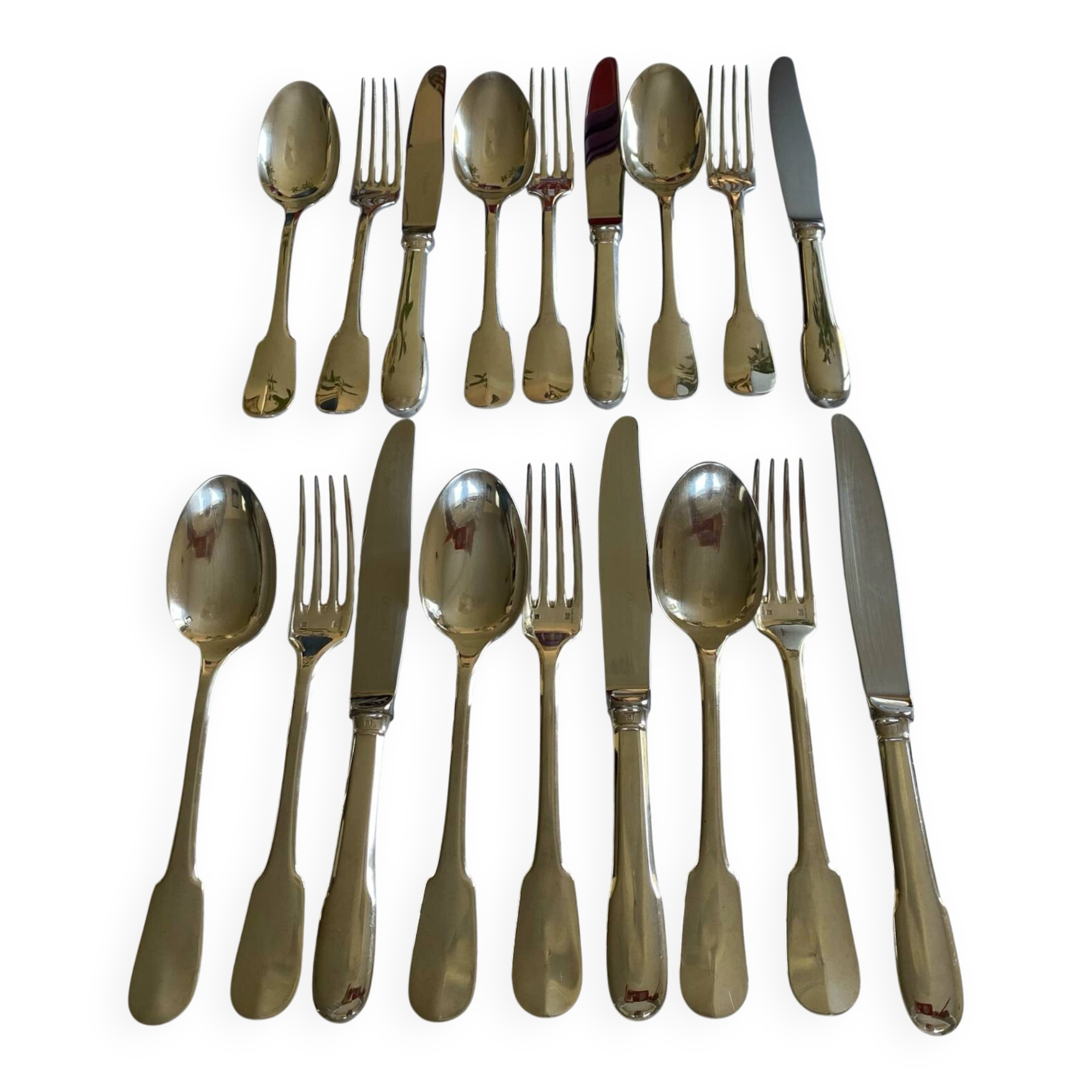 Silver-plated metal cutlery CRISTOFLE