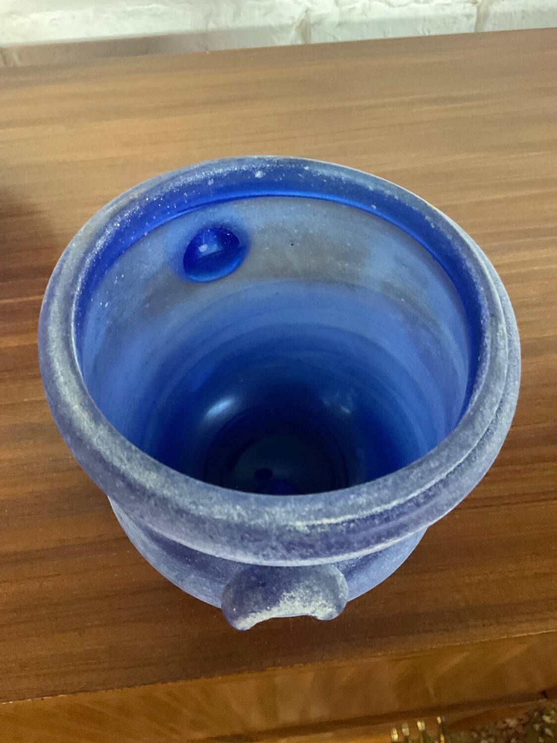 Trio of Murano “Scavo” plant pots from the 60s and 70s