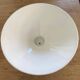 Industrial style metal lampshade. Almond green color.