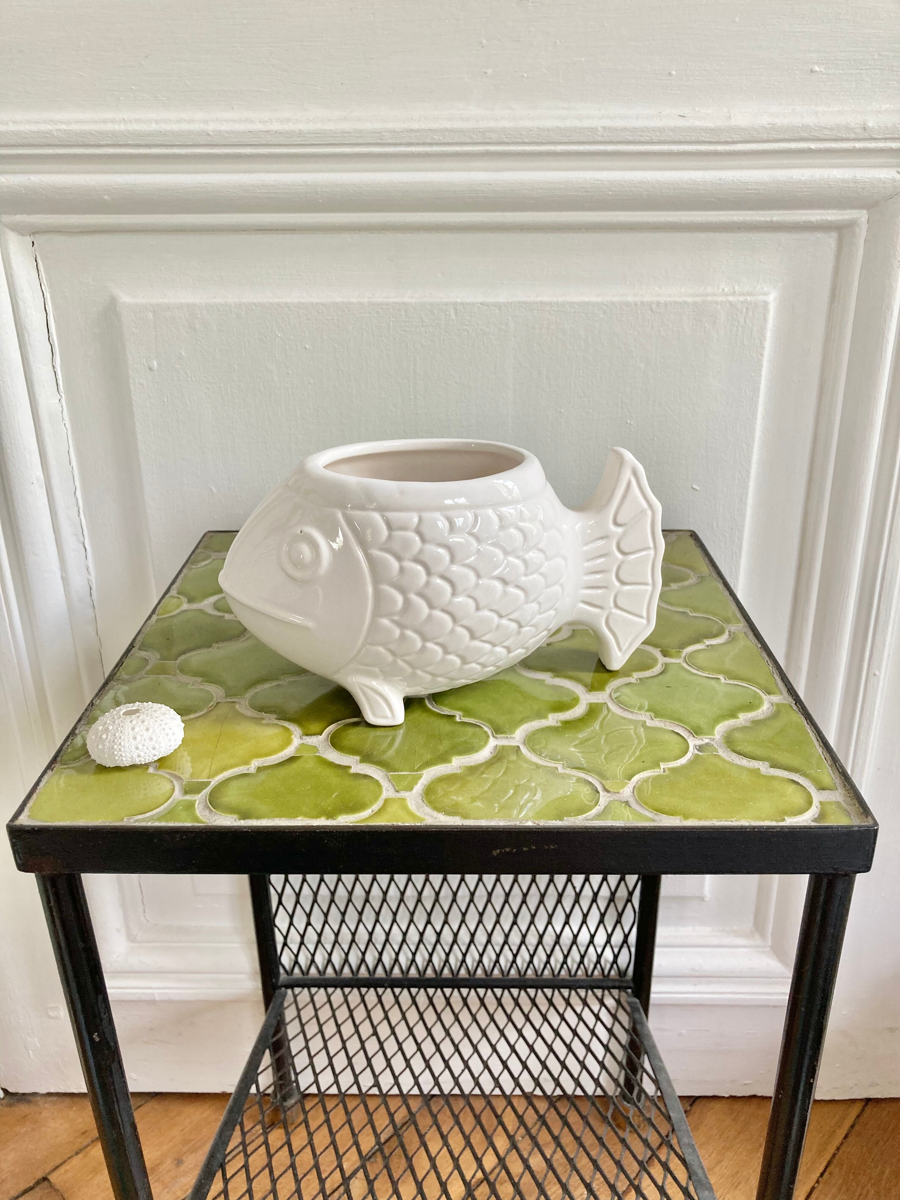 Planter fish hide pot slurry