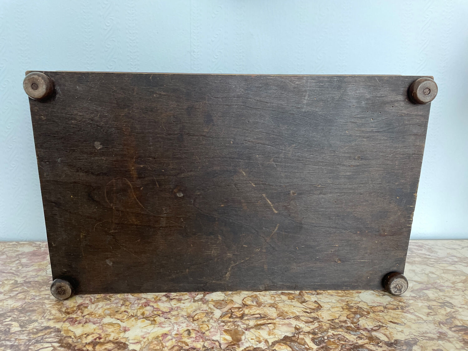 Wooden travel writing box