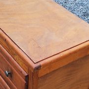 Vintage chest of drawers from the 50s with compass feet and 3 drawers