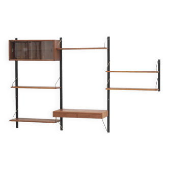 Wall unit by P. Cadovius produced in Denmark around 1960