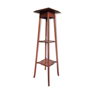 Sellette vintage en bois sculpté