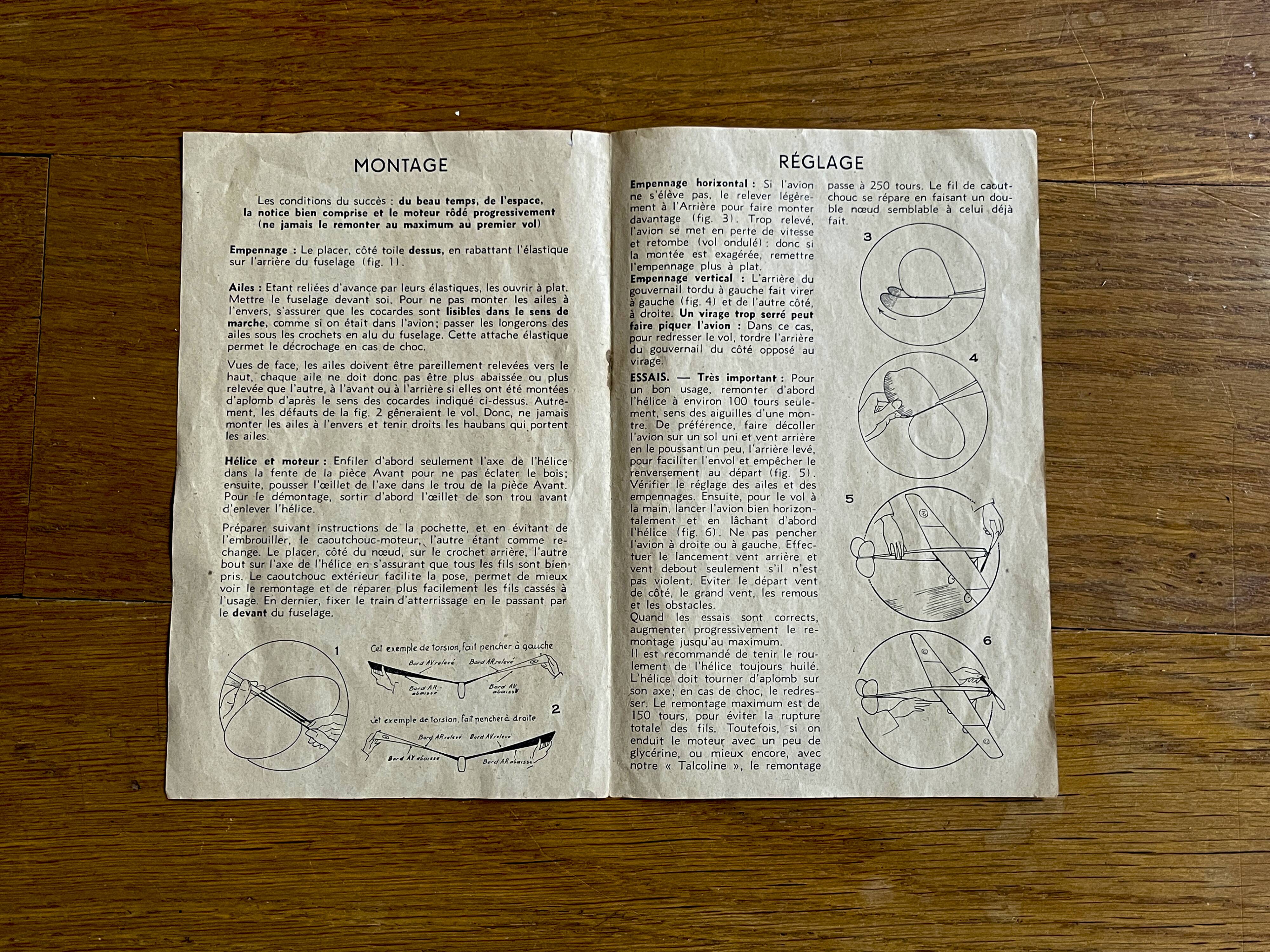 The French Airplane, "Sport" model circa 1950, United France unmanned aircraft