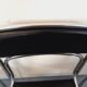 Set of 6 vintage Italian stackable chairs in chrome metal and skai.