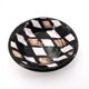 Ceramic checkerboard pocket emptier by Robert Picault, Vallauris