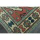 1970s Vintage Turkish Oushak Handmade Wool Cotton Pink Area Rug 162x226