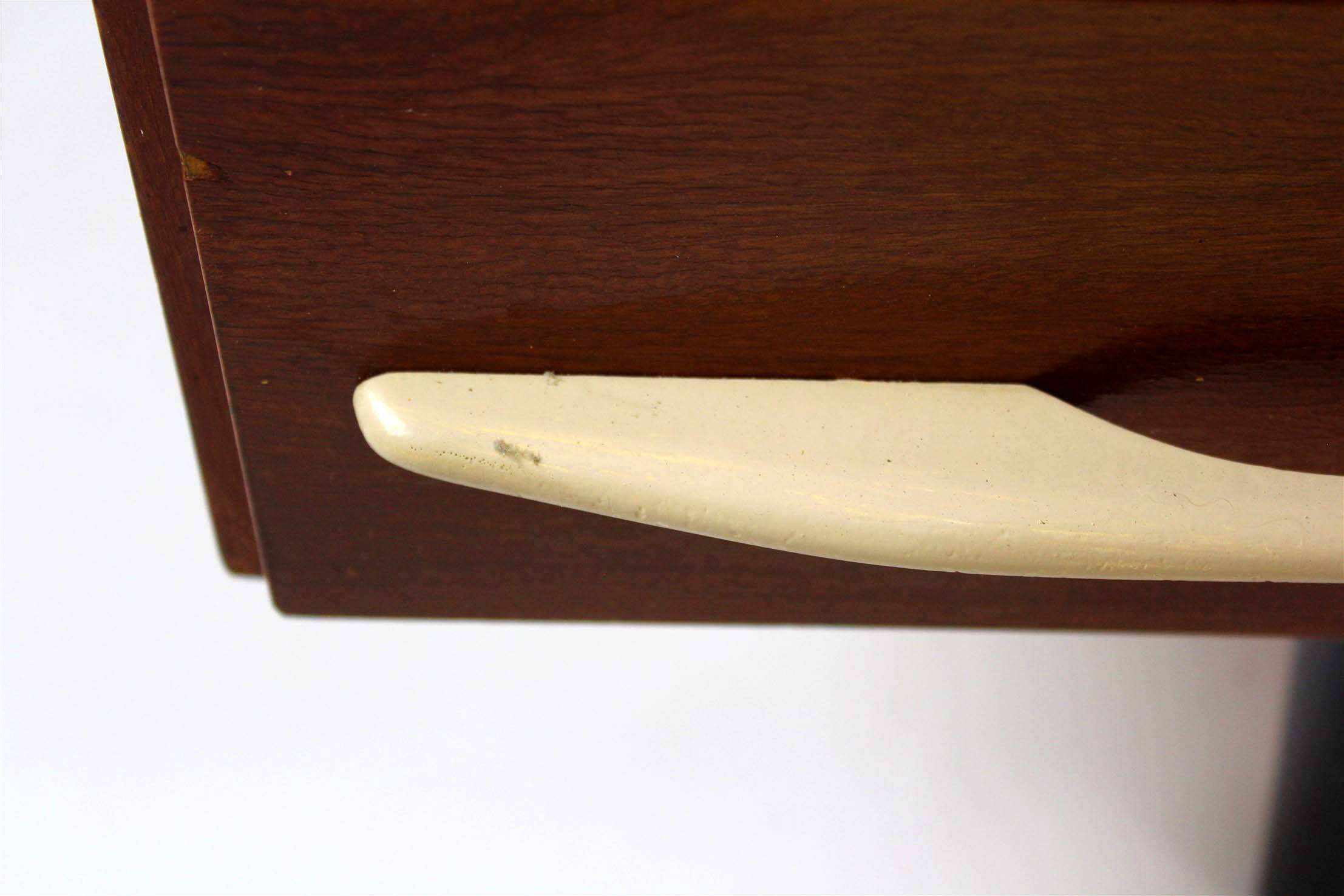 Modular Desks with White Glass Tops by Mojmir Pozar for Up Závody, 1960s