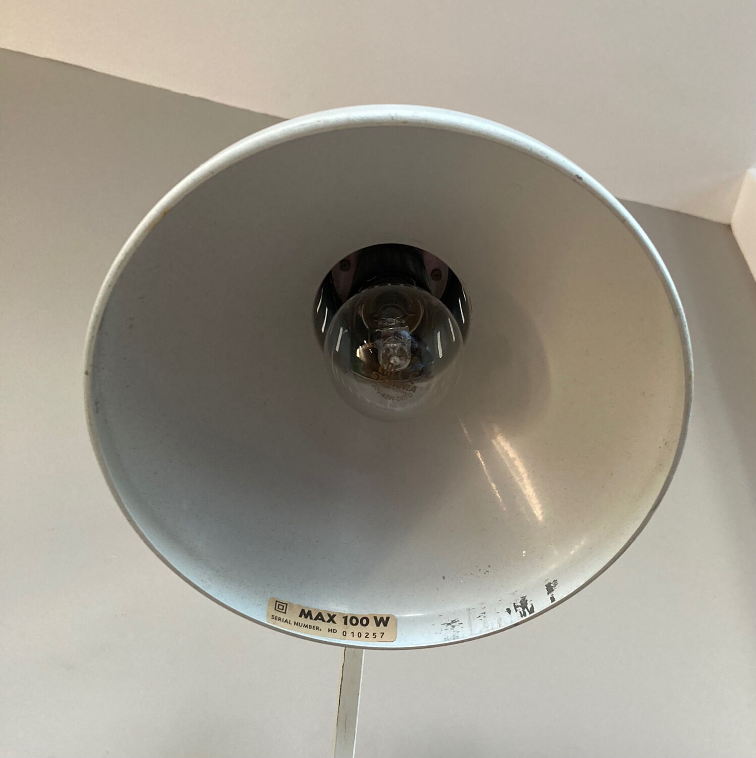 Workshop lamp or architect lamp LEDU type 2312 1970s