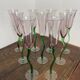 Coupes à champagne, verre soufflé, tulipe
