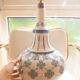 Lladró porcelain table lamp with flowers circa 1960 (44 cm)