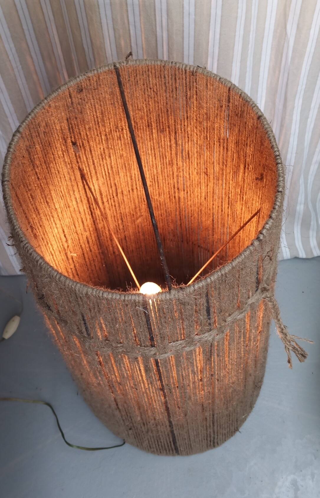 Jute lamp 74 cm