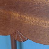 Mahogany sewing basket