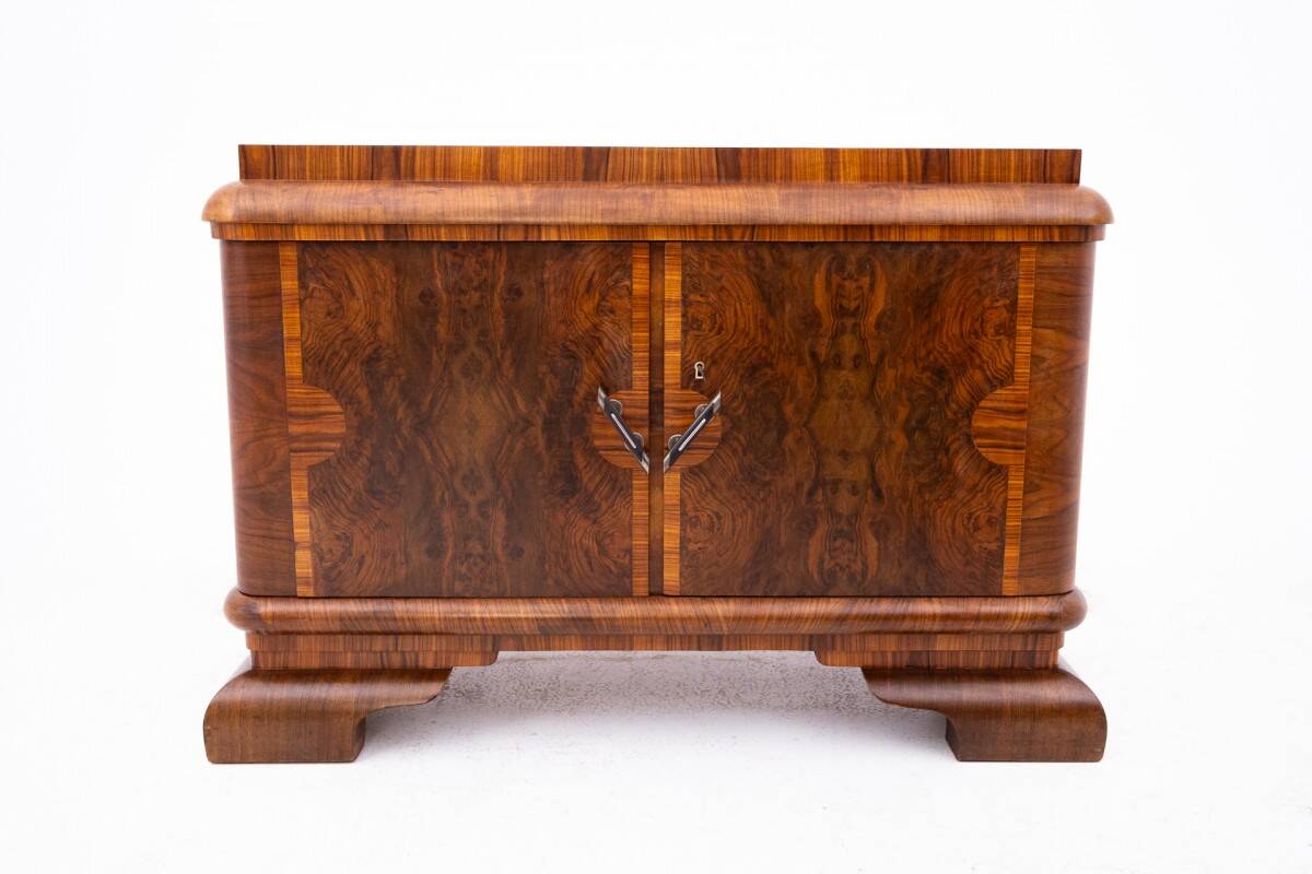 Art Deco chest of drawers, Poland, 1940s.