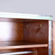Turquoise Bauhaus three door wardrobe made in 1930s Czechia by Vichr a spol.