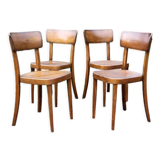 Set of 4 Horgen-Glarus classic model bistro chairs