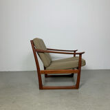 Danish teak easy FD 130 chair by Peter Hvidt & Orla Mølgaard