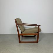 Danish teak easy FD 130 chair by Peter Hvidt & Orla Mølgaard