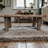 Vintage coffee table in sturdy wood / coffee table