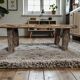 Vintage coffee table in sturdy wood / coffee table