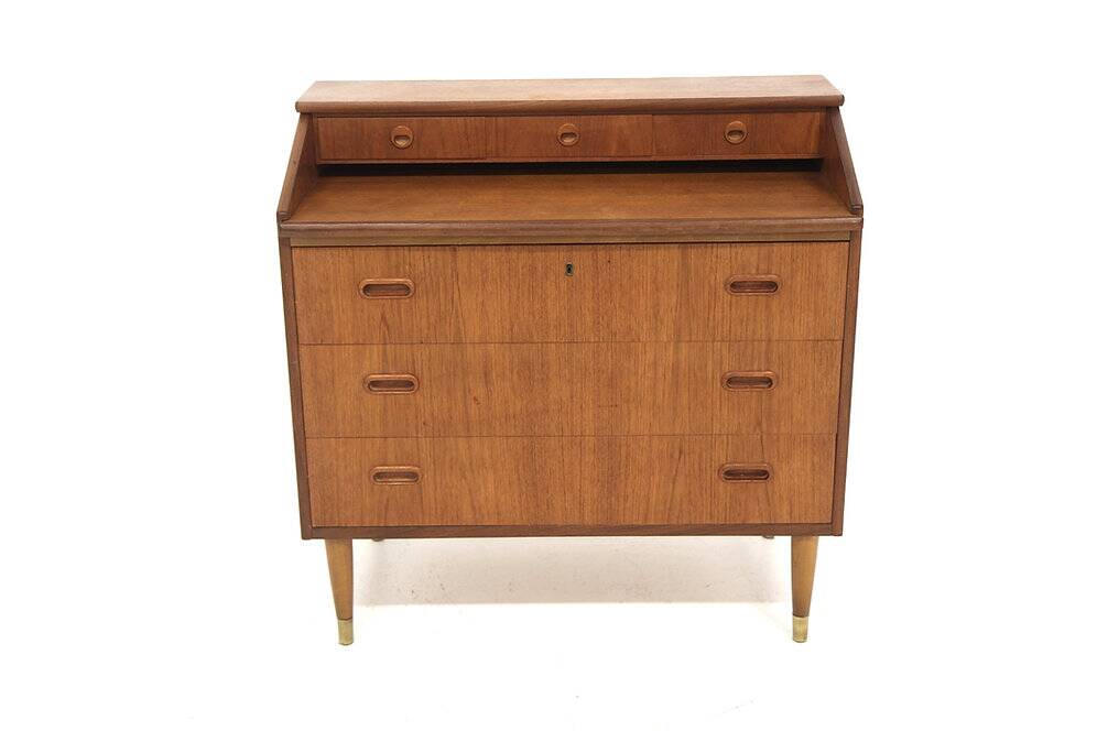 Scandinavian teak secretary, Sweden, 1960