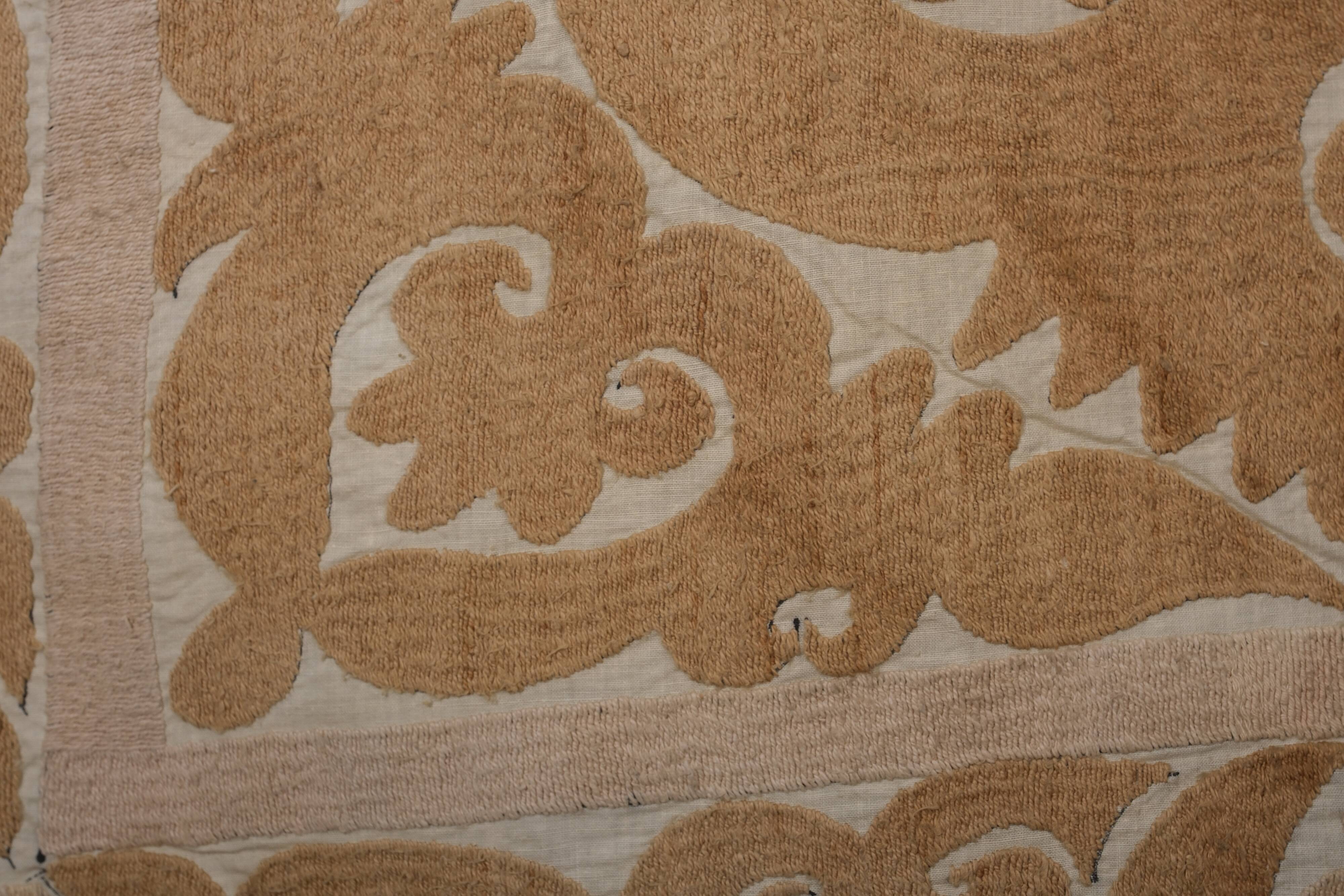 Hand knotted rug, vintage Turkish rug 135x155 cm