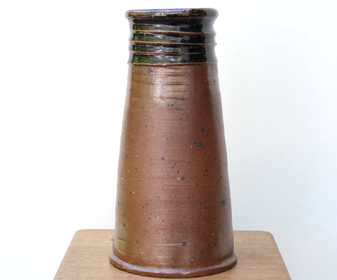 Impressive stoneware ceramic vase by Pierre Digan La Borne, 1960s