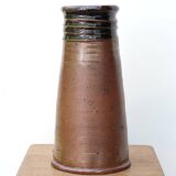Impressive stoneware ceramic vase by Pierre Digan La Borne, 1960s