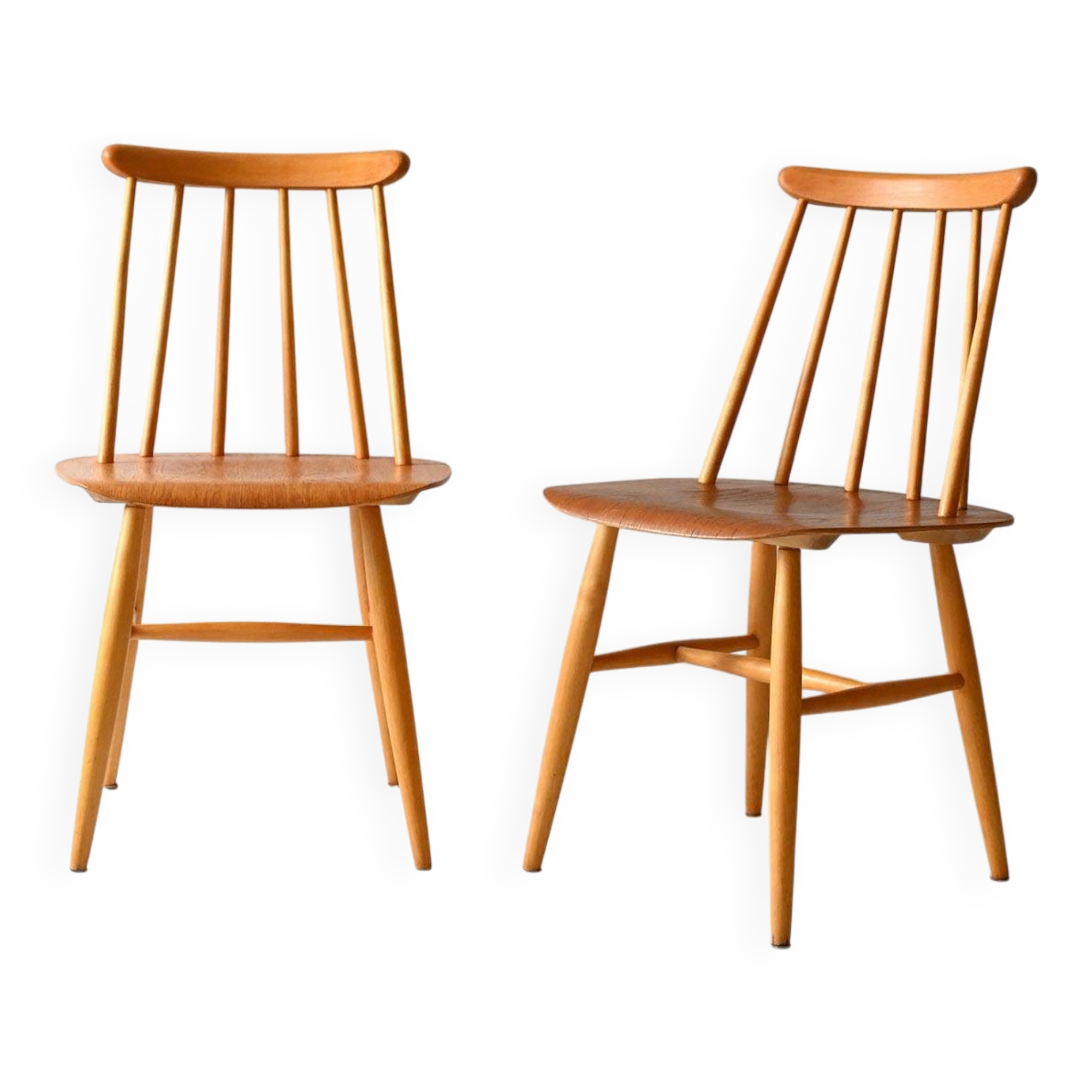 Original Pair of 1950s Fanett Chairs by Tapiovaara