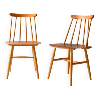 Paire originale de chaises Fanett des années 1950 par Tapiovaara