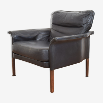 Danish Teak & Leather Armchair