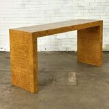 Table console avec bois de ronce de Selva