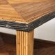 Rattan and bamboo coffee table years, 1970s