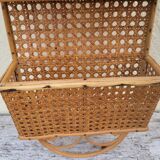 Rattan mail rack and canning