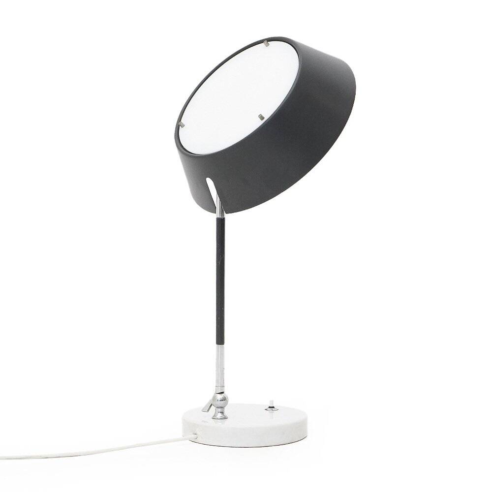 Table lamp by Stilux with a marble base, 1950s.